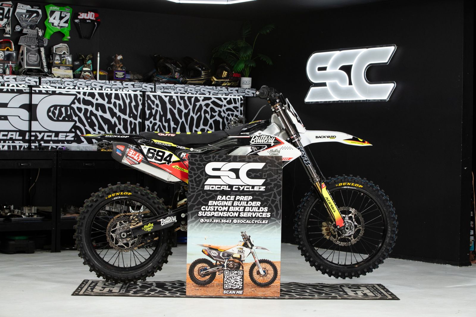 694 race bike build